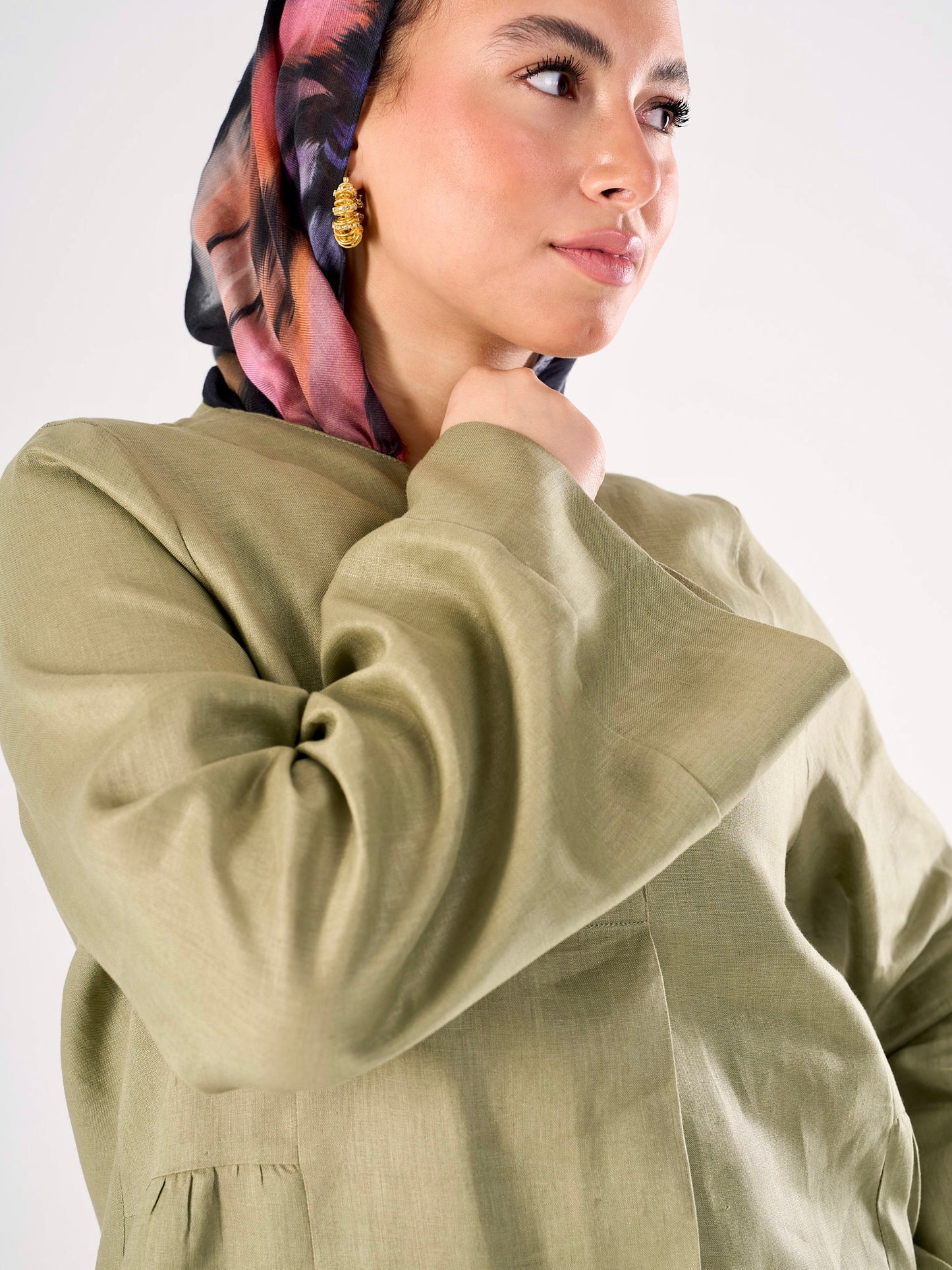Divine Blouse in Olive