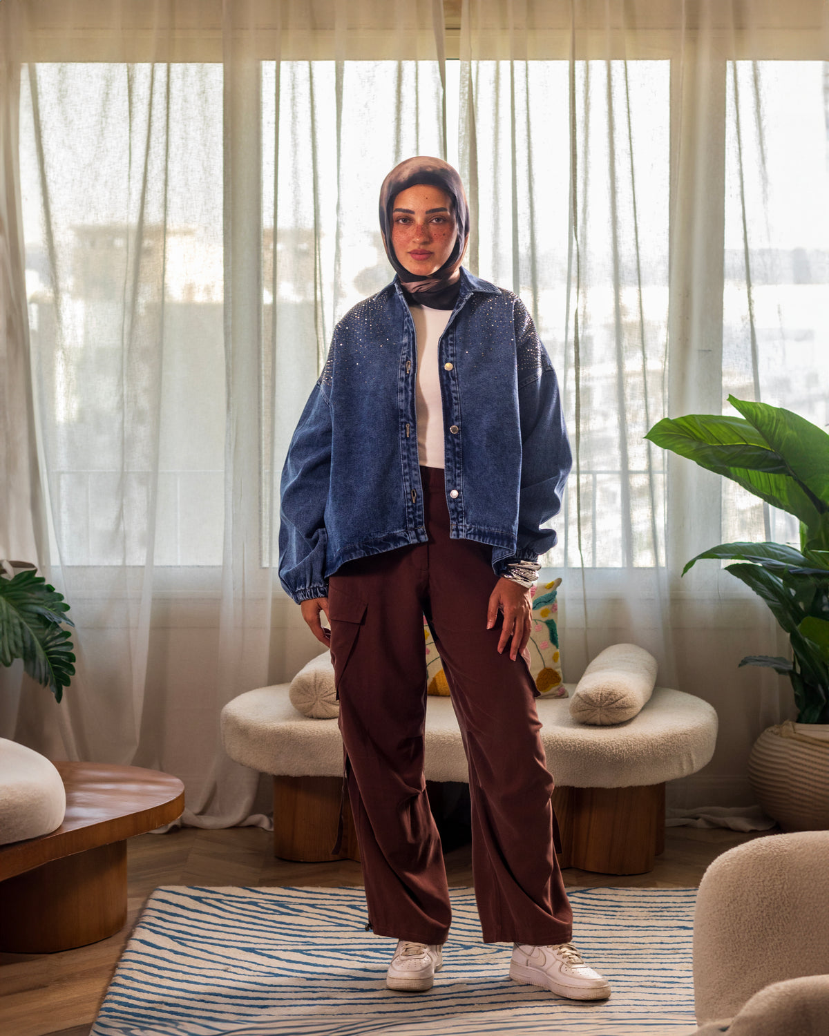 Cargo pants in Brown