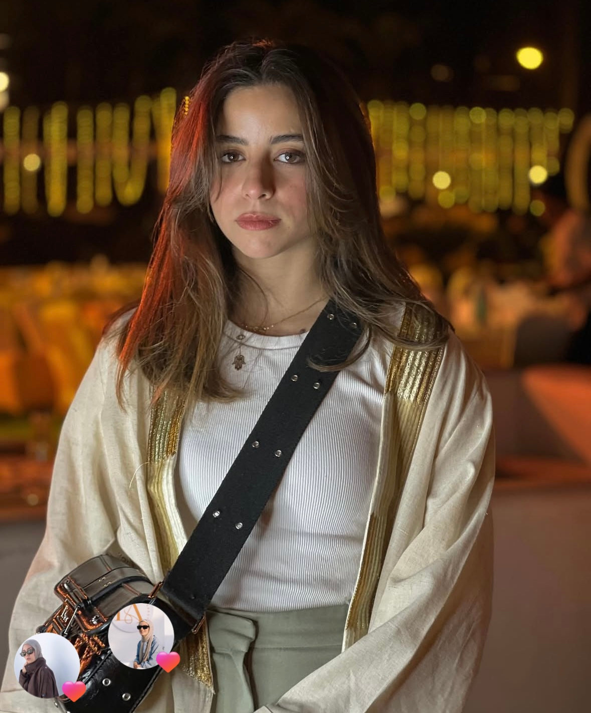 𝗚𝗼𝗹𝗱 𝗚𝗹𝗮𝗺 linen kaftan