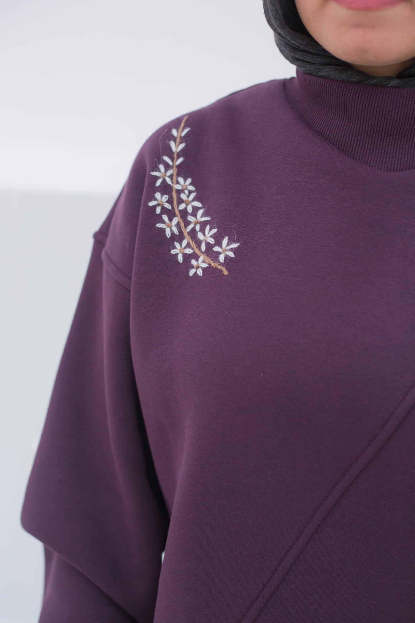 Blossom sweatshirt in violet