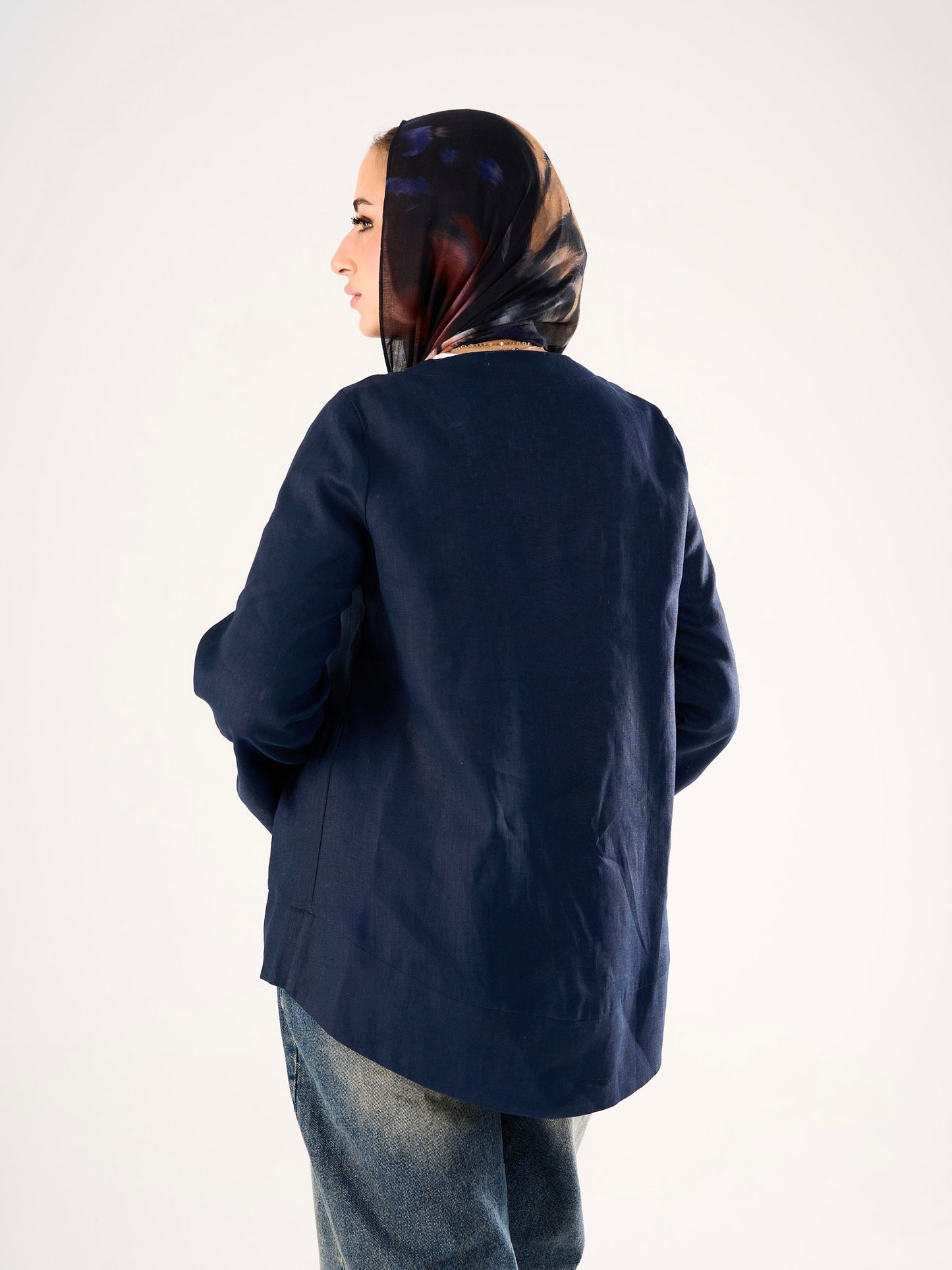 Divine Blouse in Dark Blue