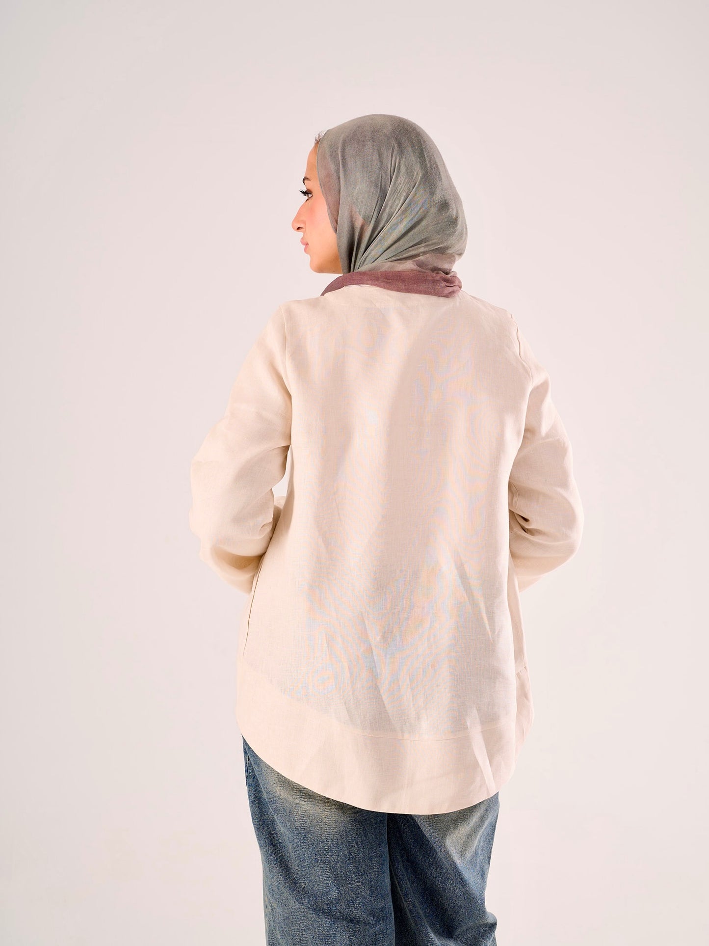 Divine Blouse in Light Beige