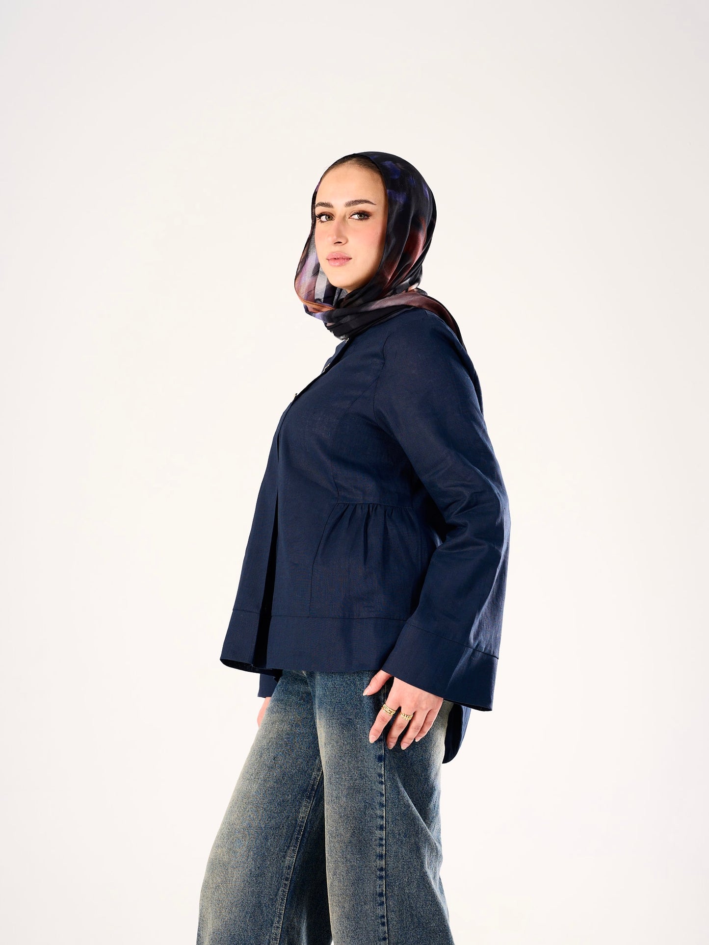 Divine Blouse in Dark Blue