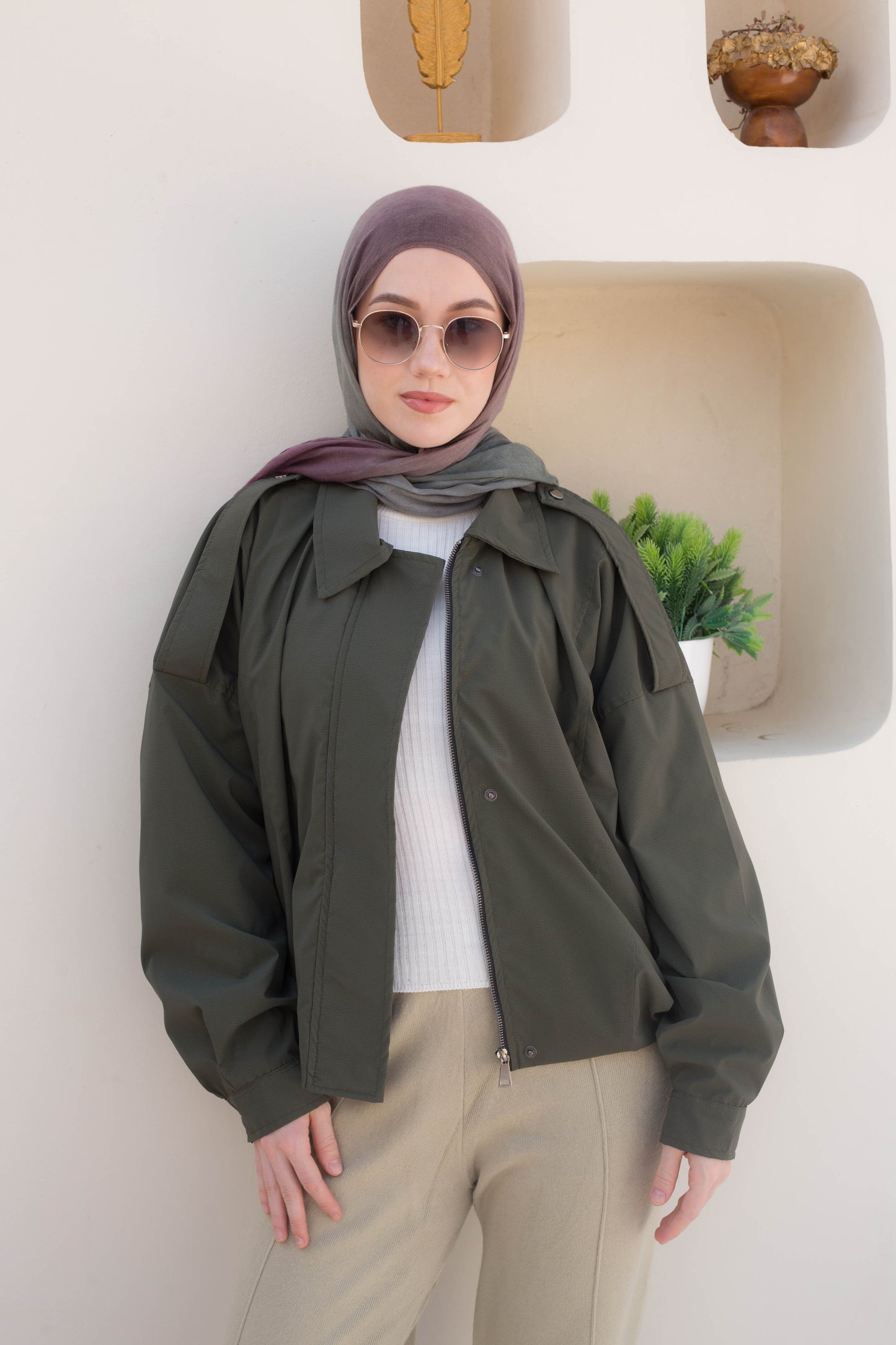 Breeze jacket in olive