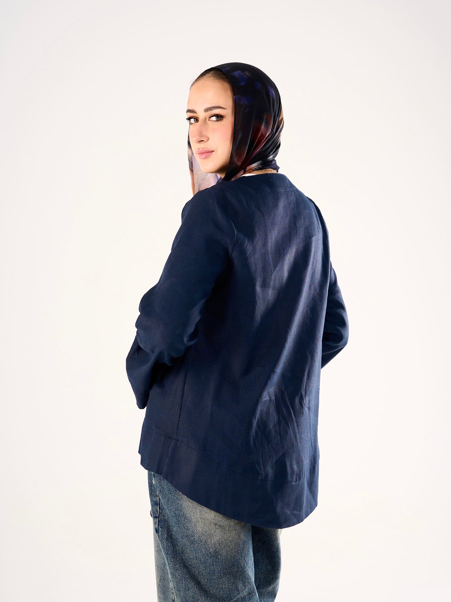 Divine Blouse in Dark Blue