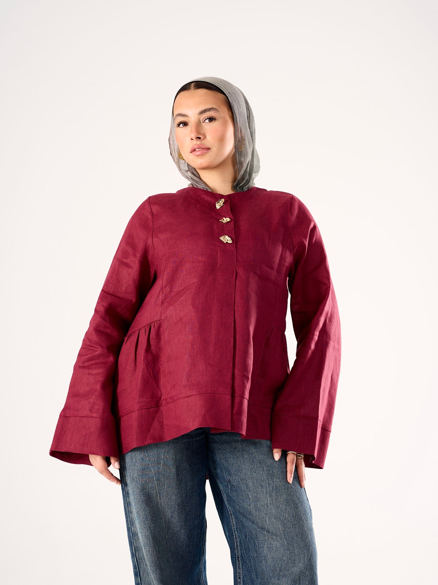 Divine Blouse in Crimson