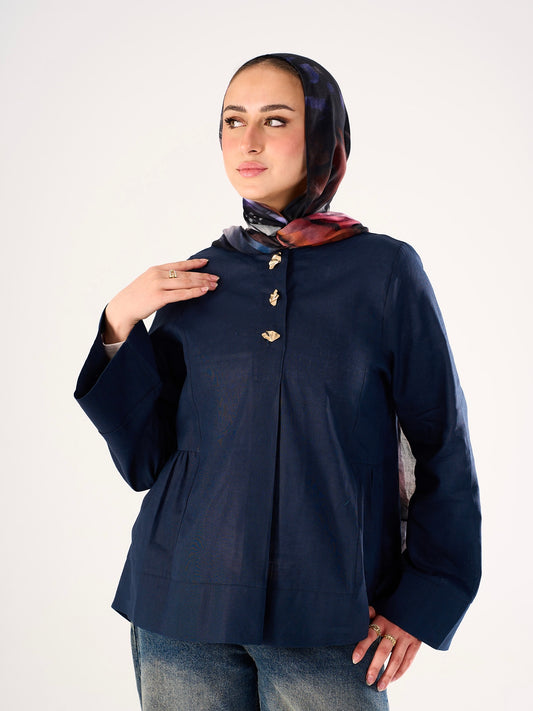 Divine Blouse in Dark Blue