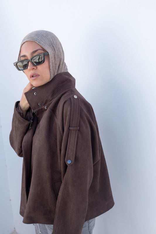 Flair jacket in Brown