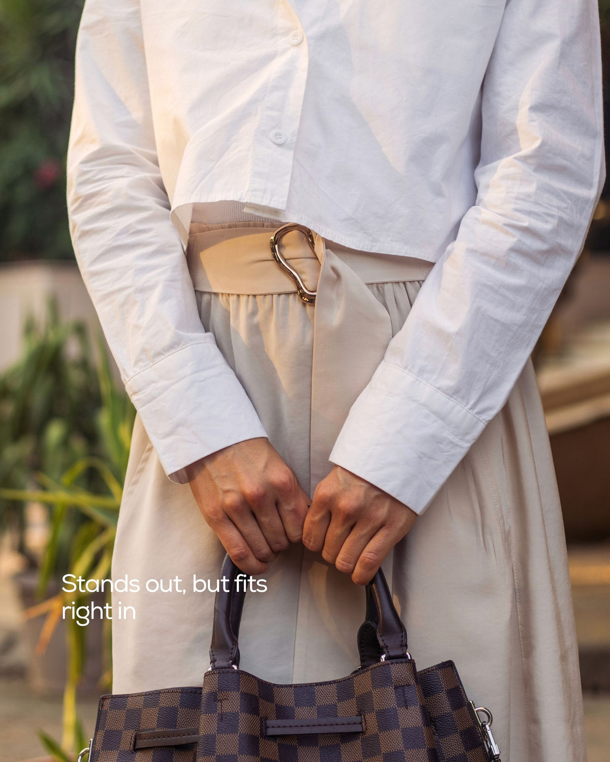 Airy Skirt in Creme