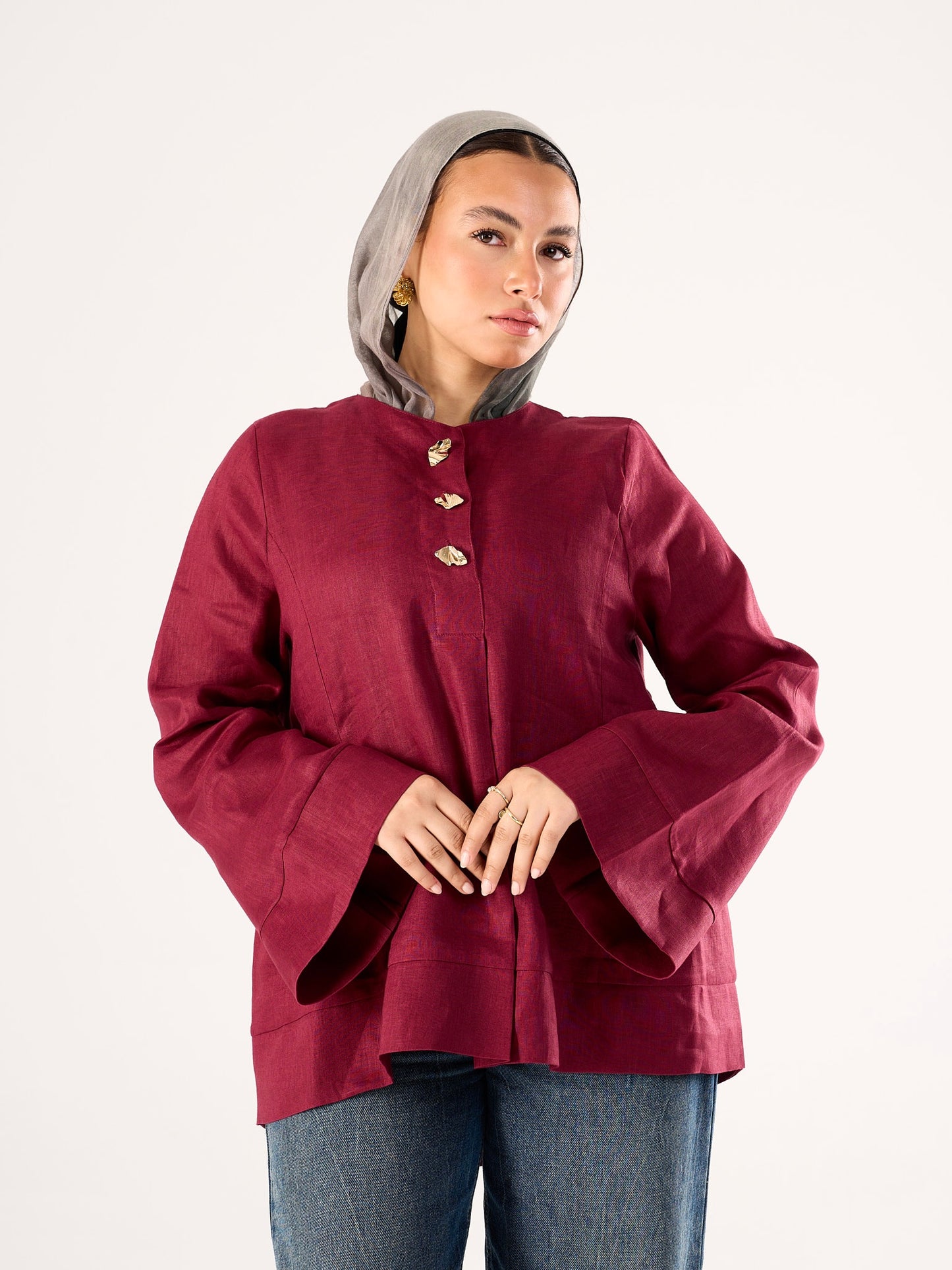 Divine Blouse in Crimson