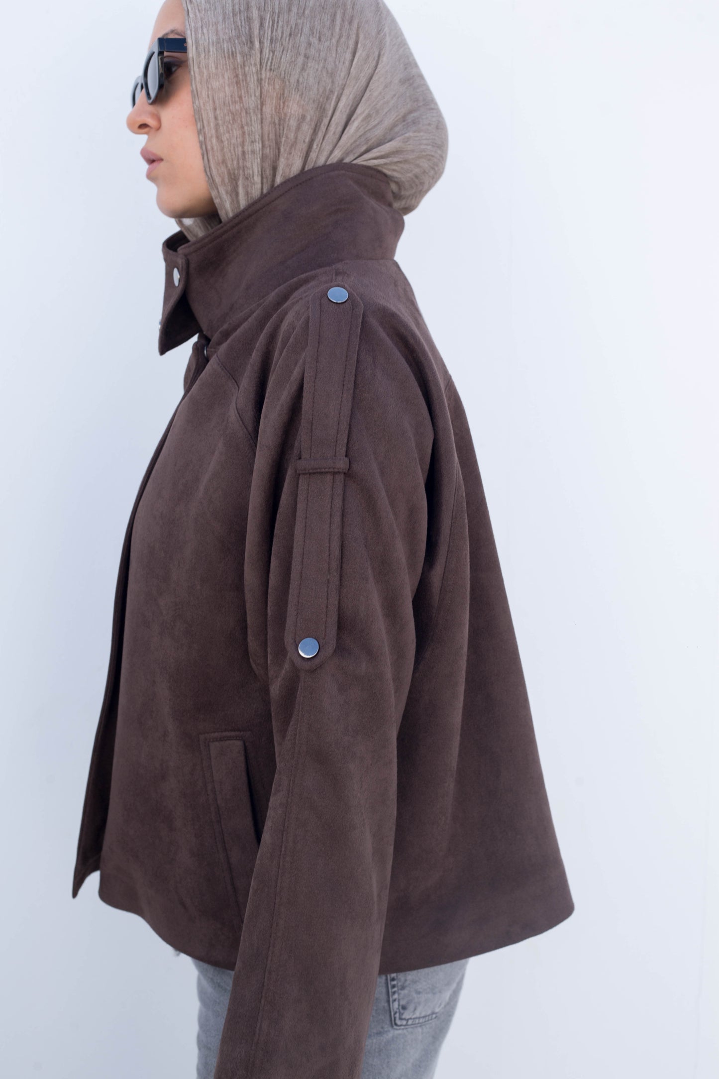 Flair jacket in Brown