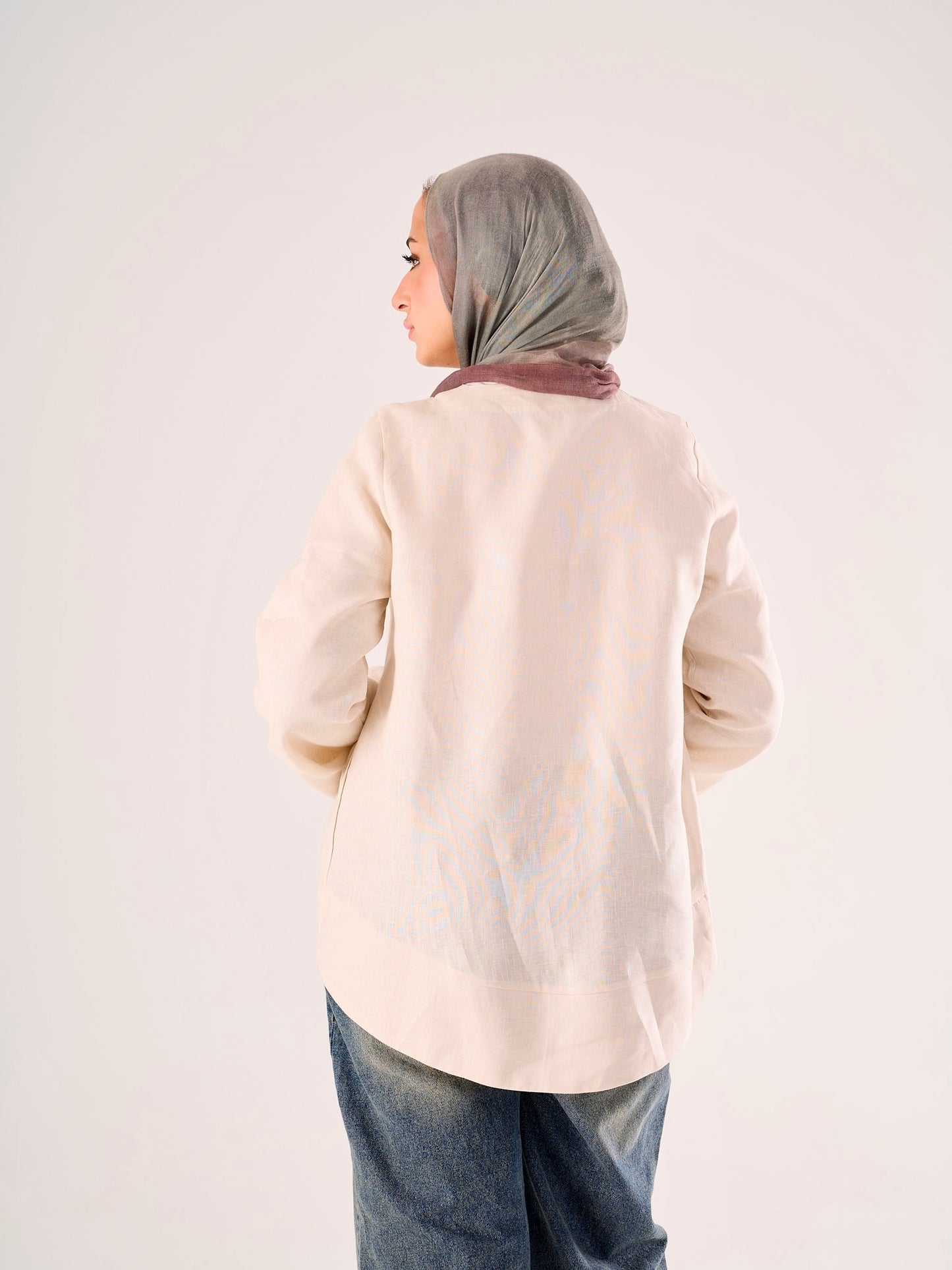 Divine Blouse in Light Beige