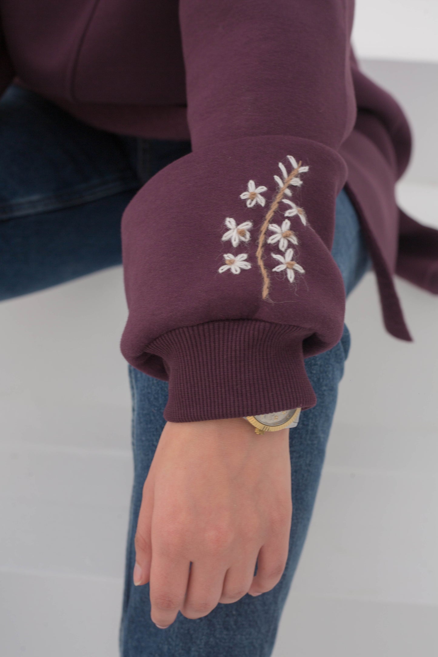 Blossom sweatshirt in violet