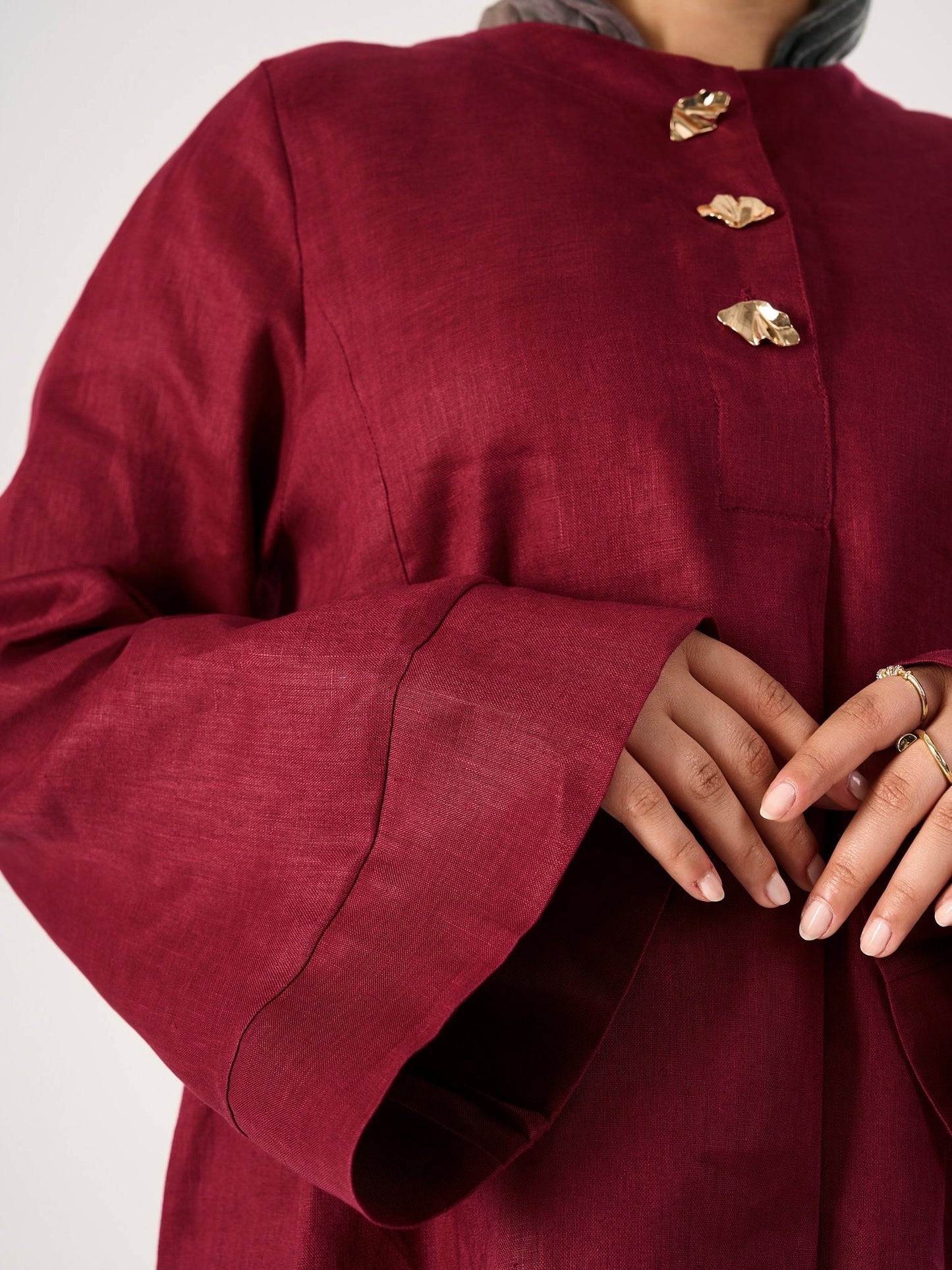 Divine Blouse in dark Maroon