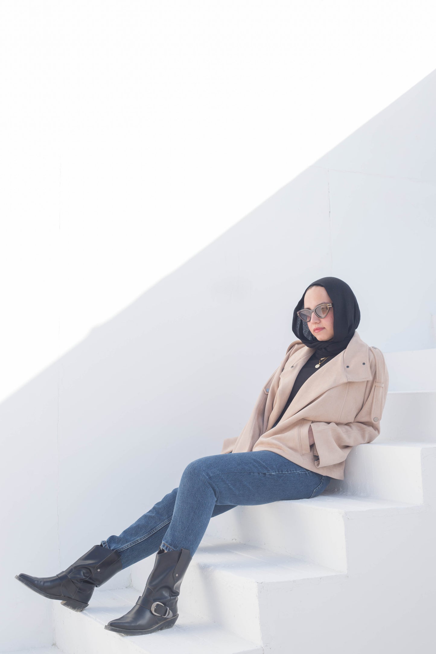 Flair jacket in beige