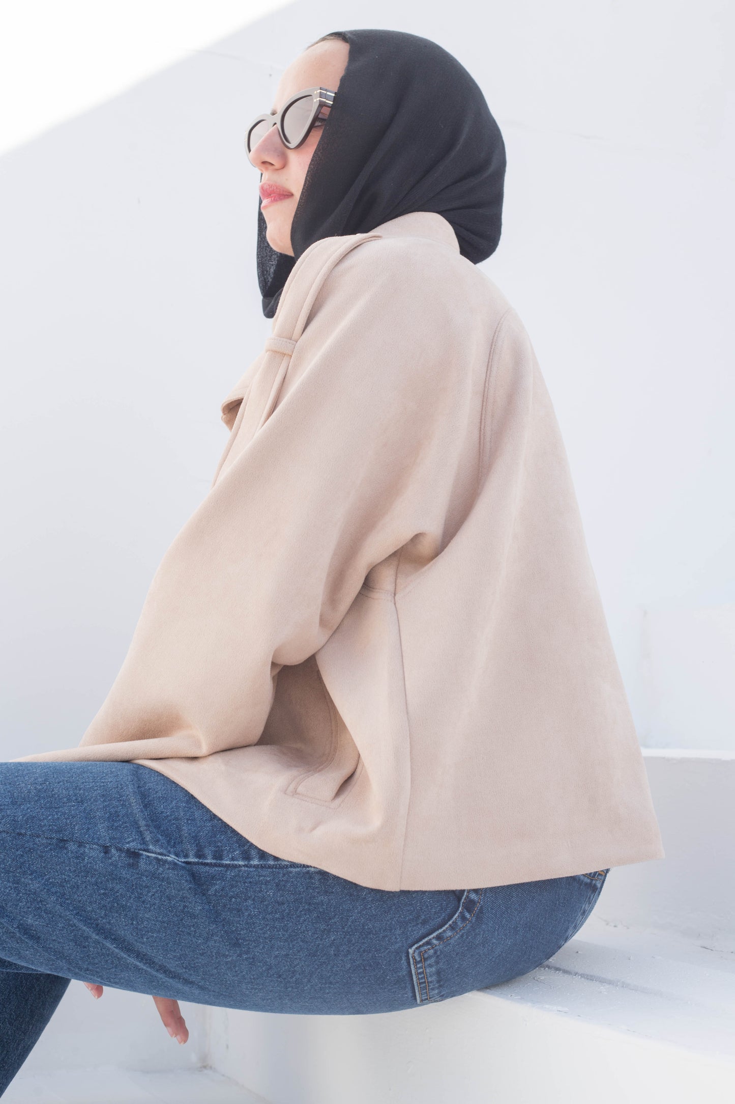 Flair jacket in beige