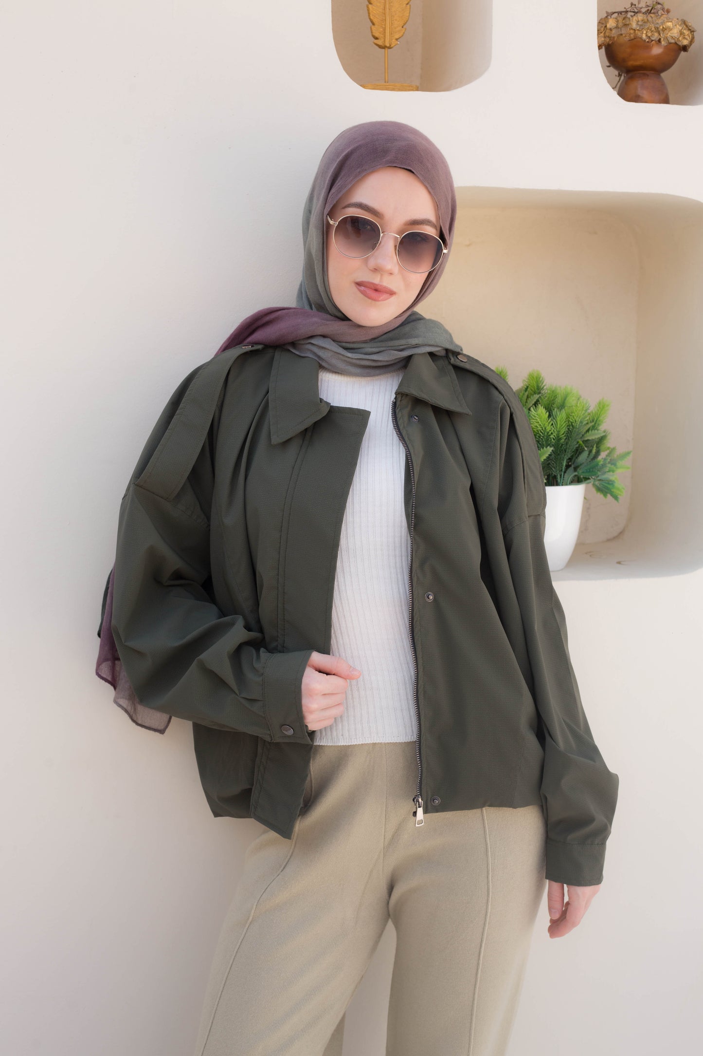 Breeze jacket in olive