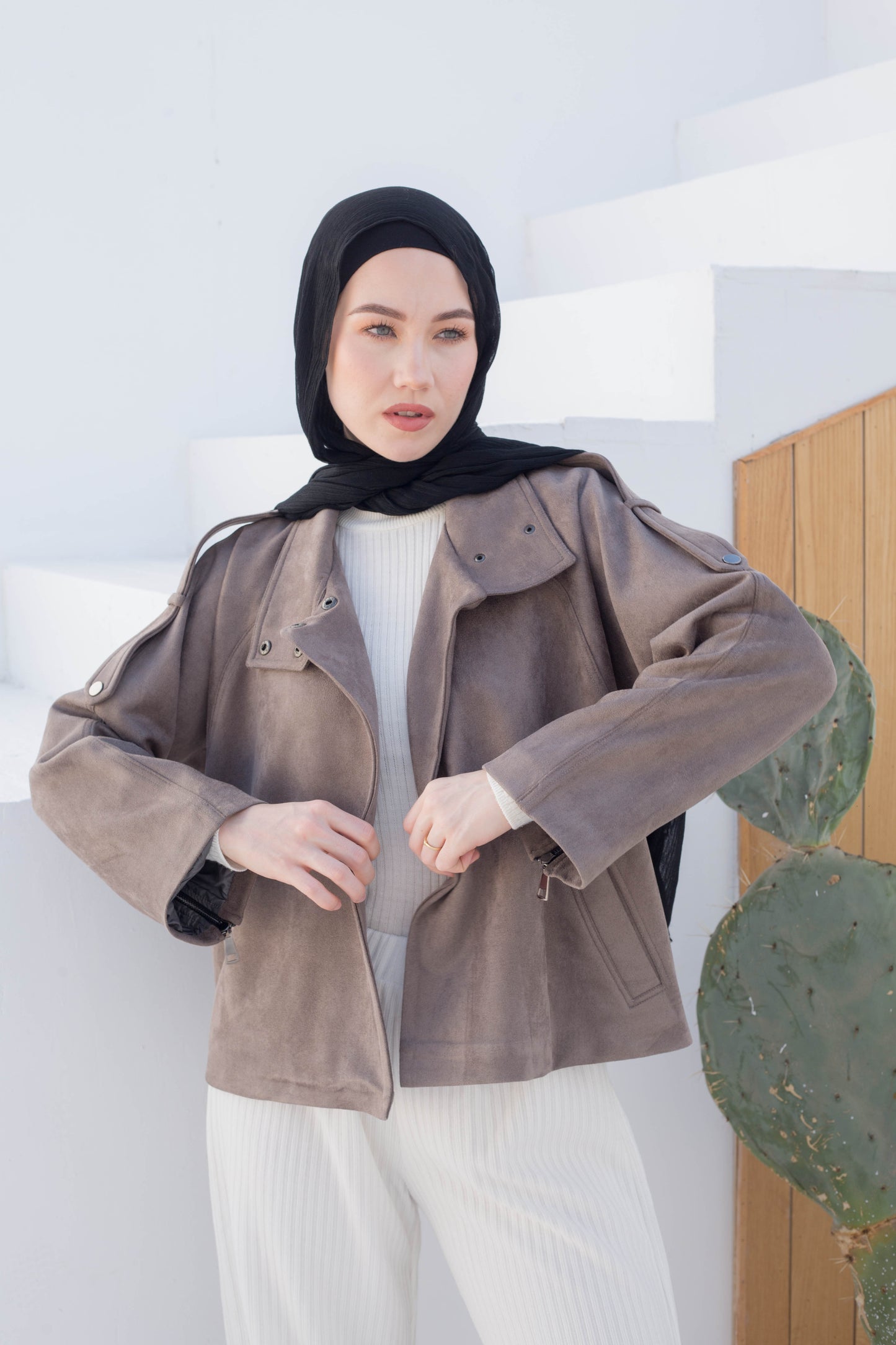 Flair jacket in grey