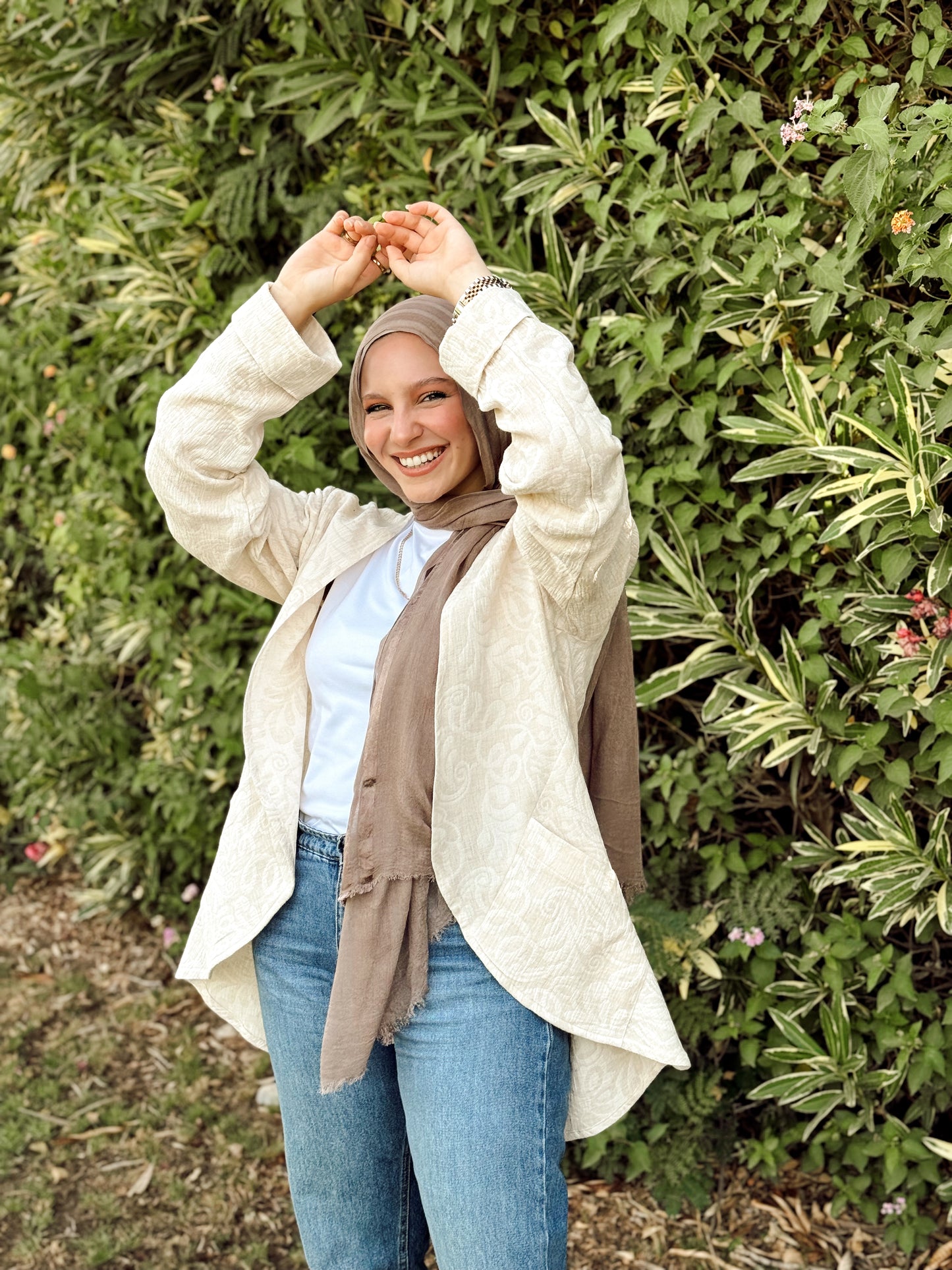 Florrie Beige Kimono